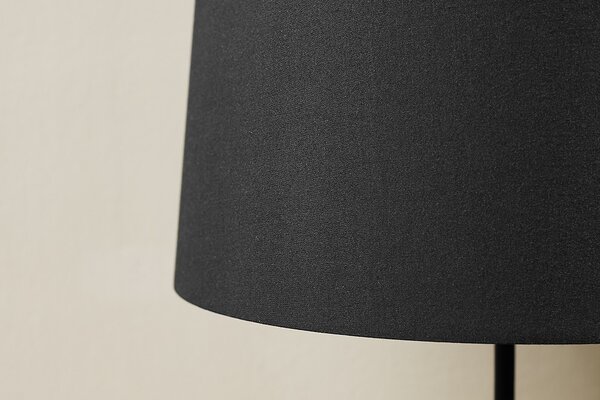 Estila Dizajnová stolná lampa Macaw v čiernej farbe s tromi tyrkysovými figúrami papagájov 75 cm
