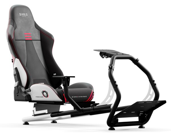 Herné kreslo so simracingovým kokpitom s držiakom volantu: Diablo X-Drive