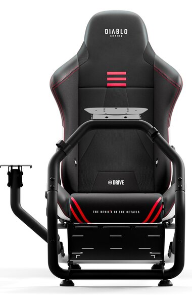 Herné kreslo so simracingovým kokpitom s držiakom volantu: Diablo X-Drive