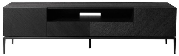 NÍZKA KOMODA, čierna, 180/50/40 cm home24 - Komody, Online Only