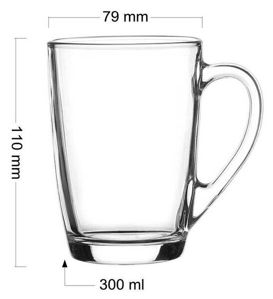 KUSOVKA Glasmark Hrnček ALA 300 ml
