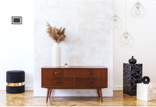 Luster na lanku CEED 3xE27/60W/230V biela