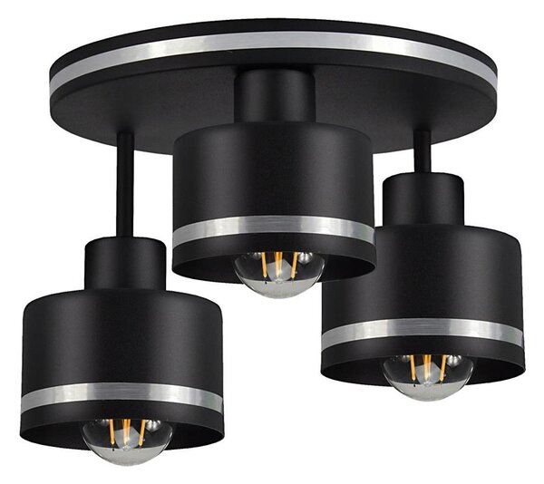 Prisadený luster BODO SILVER 3xE27/60W/230V