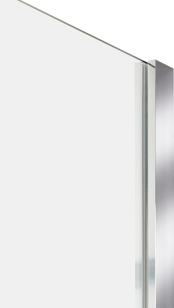 Sprchovací kút strieborný tvrdené sklo hliník 80 x 100 x 185 cm štvorcový tvar posuvné dvere moderný dizajn kúpeľňa