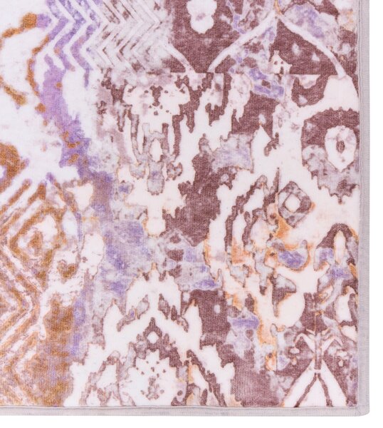 Koberec viacfarebný polyester 80 x 150 cm s nízkym vlasom s potlačou orientálny boho štýl obývacia izba spálňa