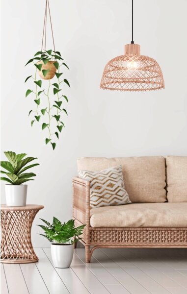 Eglo 43285 - Luster na lanku AUSNBY 1xE27/40W/230V