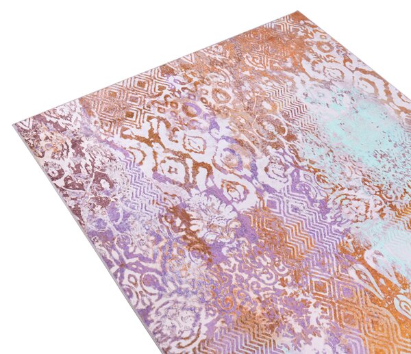 Koberec viacfarebný polyester 80 x 150 cm s nízkym vlasom s potlačou orientálny boho štýl obývacia izba spálňa