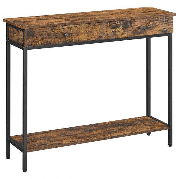 KONZOLOVÝ STOLÍK, hnedá, čierna, 100/30/80 cm Boxxx - Stolíky do obývačky, Online Only