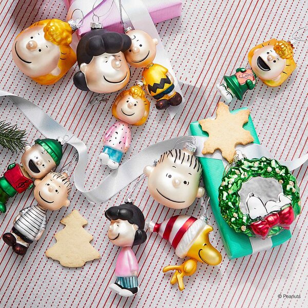 PEANUTS Sklenená ozdoba figúrka Linus