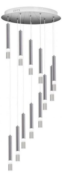 Luster na lanku ICE 12xLED/1W/230V