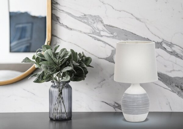 Stolná lampa AMBON 1xE14/40W/230V biela