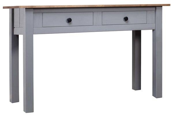 Konzolový stôl, sivý 110x40x72cm, borovicový masív Panama Range