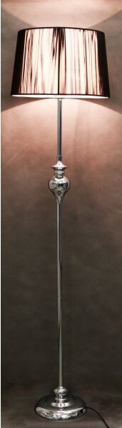 Stojacia lampa GILLENIA 1xE27/60W/230V čierna