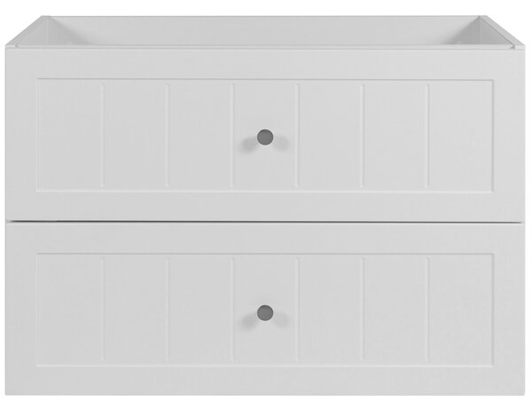 GUSTO biely W80 závesná skrinka pod umývadlo 80 cm