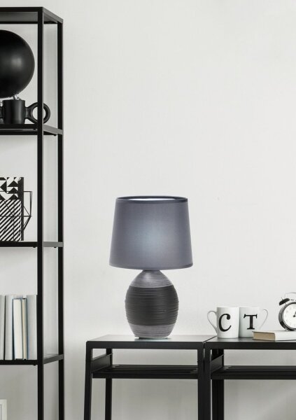 Stolná lampa AMBON 1xE14/40W/230V čierna