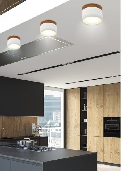 LED Stropné svietidlo TUBA LED/9W/230V biela/béžová