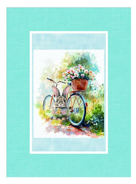 Bavlnená veľkonočná utierka digitálna potlač MIGU09-5 50x70 cm Farba Viacfarebná