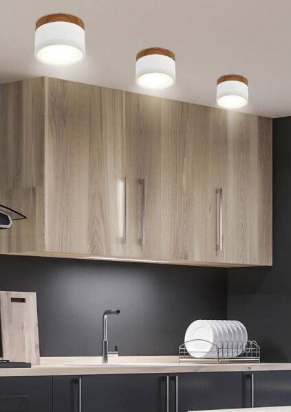 LED Stropné svietidlo TUBA LED/9W/230V biela/béžová