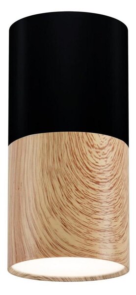 Stropné svietidlo TUBA 1xGU10/50W/230V čierna