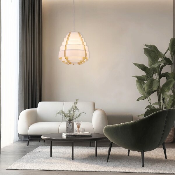 Luster na lanku NAGOJA 1xE27/40W/230V