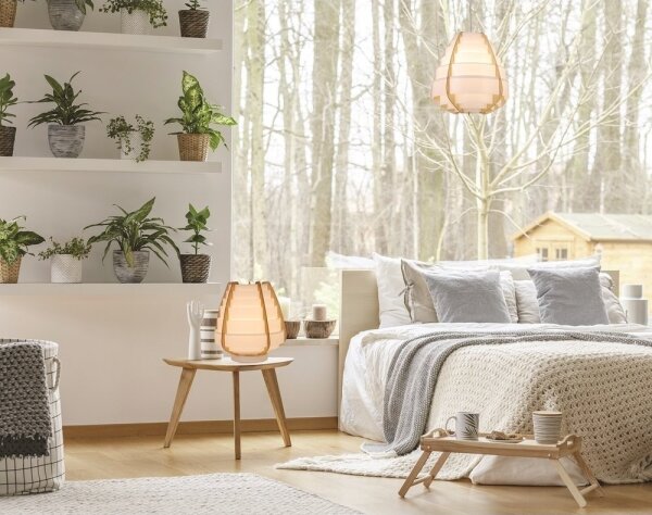 Luster na lanku NAGOJA 1xE27/40W/230V