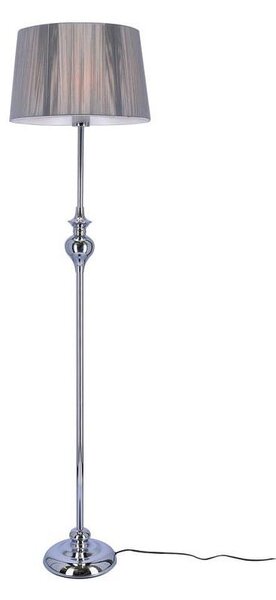 Stojacia lampa GILLENIA 1xE27/60W/230V strieborná