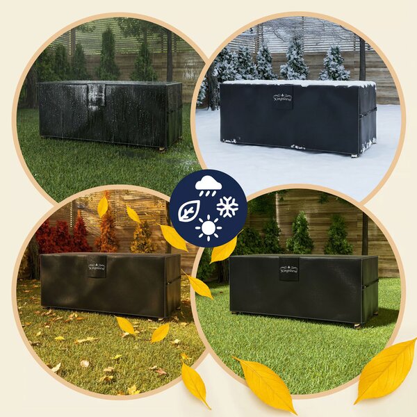 Ochranná plachta na pivný set BEER COVER, 180x90x74cm, antracitová Kingsleeve