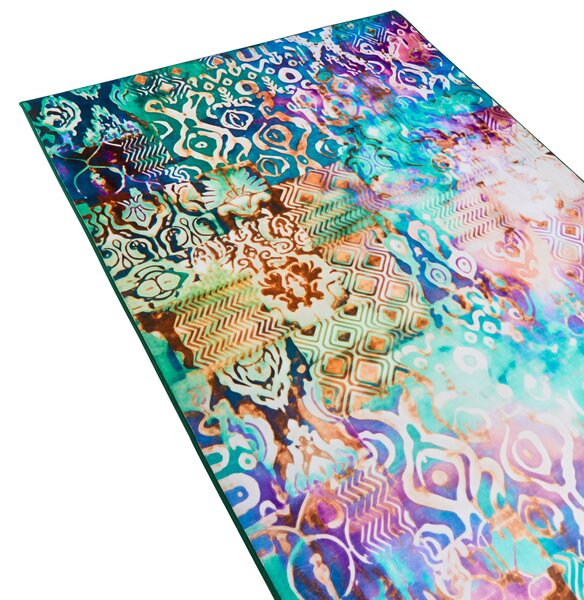 Koberec viacfarebný polyester 140 x 200 cm s nízkym vlasom s potlačou orientálny boho štýl obývacia izba spálňa