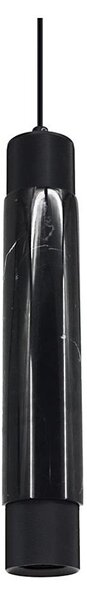 Luster na lanku MARBLE 1xGU10/8W/230V čierna