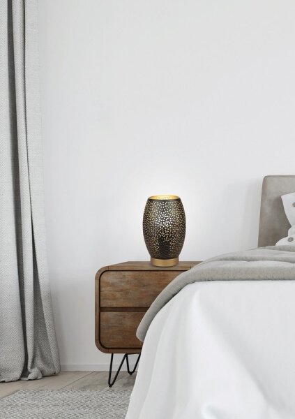 Stolná lampa Venus 1xE27/60W/230V čierna/zlatá