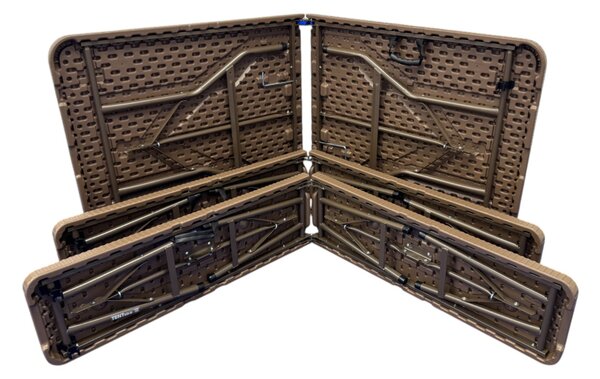 TENTino Plastový pivný set skladací RATTAN - 180 cm