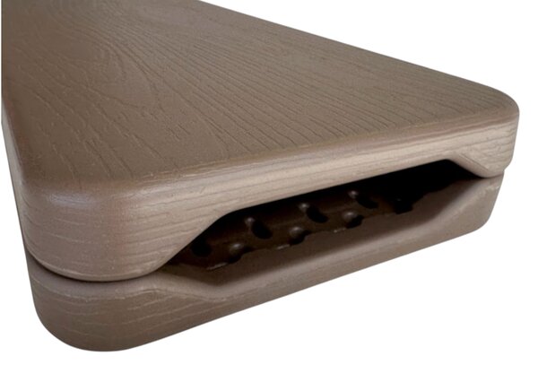TENTino Plastová skladacia lavica WOOD 180 cm