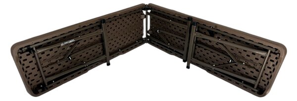 TENTino Plastová skladacia lavica WOOD 180 cm