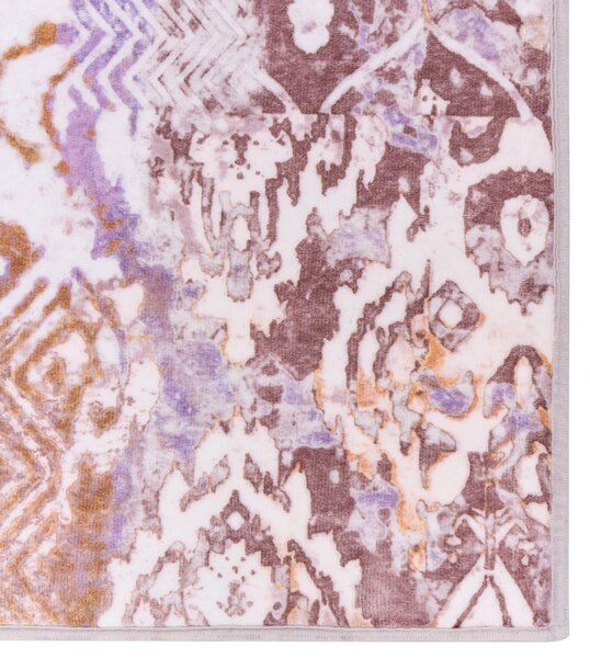 Koberec viacfarebný polyester 160 x 230 cm s nízkym vlasom s potlačou orientálny boho štýl obývacia izba spálňa