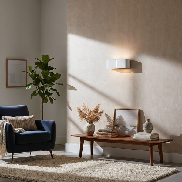 Nástenné svietidlo Ideal lux CLIP 049236 - biela
