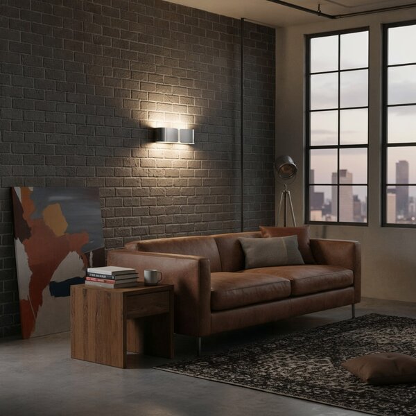 Nástenné svietidlo Ideal lux CLIP 031361 - chróm
