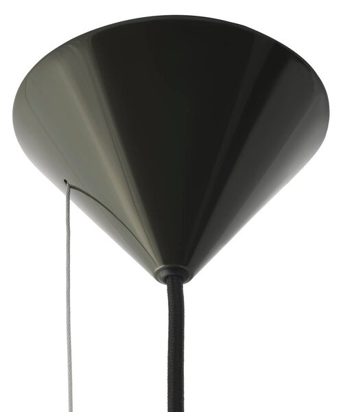 Tom Dixon LED závesné svietidlo Pose, zelená, Ø 25 cm, oceľ stmievateľné, Zelená, Obývacia izba / jedáleň, kov, Dizajn, Závesné svietidlo