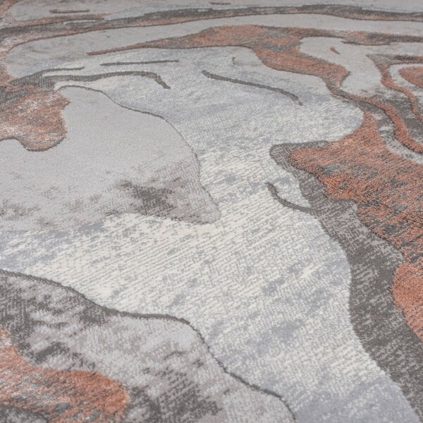 Sivo-béžový koberec 80x150 cm Marbled – Flair Rugs