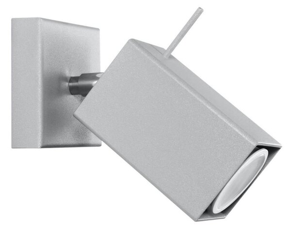 Sollux SL.0455 - Nástenné bodové svietidlo MERIDA 1xGU10/40W/230V šedá
