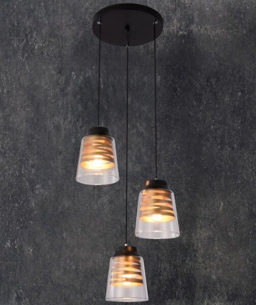 Luster na lanku FRESNO 3xE27/60W/230V