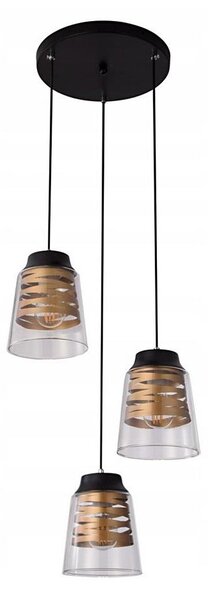 Luster na lanku FRESNO 3xE27/60W/230V