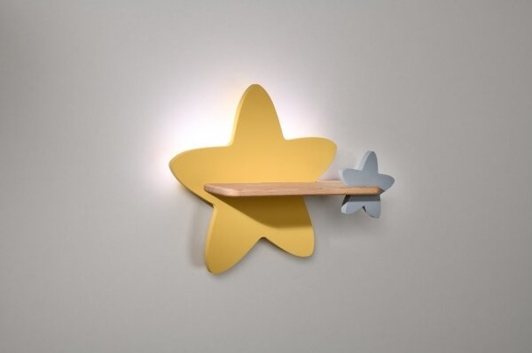 LED Detské nástenné svietidlo s poličkou STAR LED/5W/230V