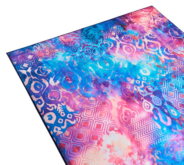 Koberec viacfarebný polyester 80 x 150 cm s nízkym vlasom s potlačou orientálny boho štýl obývacia izba spálňa