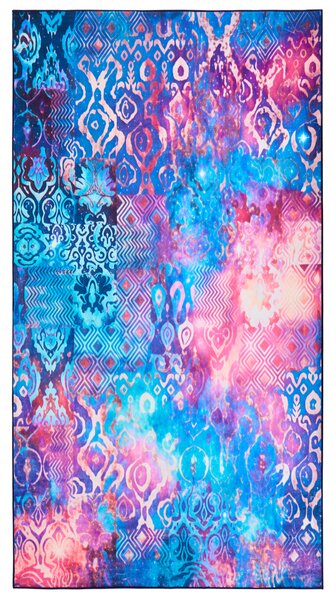 Koberec viacfarebný polyester 80 x 150 cm s nízkym vlasom s potlačou orientálny boho štýl obývacia izba spálňa