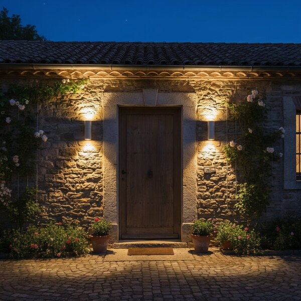 Ideal Lux 163604 nástenné svietidlo Gun 2x60W|E27