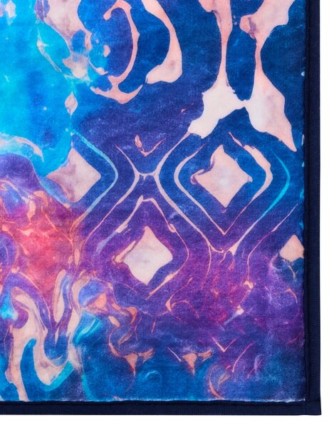 Koberec viacfarebný polyester 80 x 150 cm s nízkym vlasom s potlačou orientálny boho štýl obývacia izba spálňa