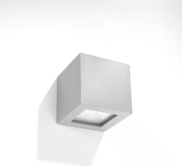 Sollux SL.0871 - Nástenné svietidlo LEO 1xE27/60W/230V šedá