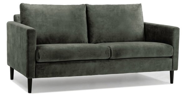 Zelenosivá zamatová pohovka 153 cm Adagio - Scandic