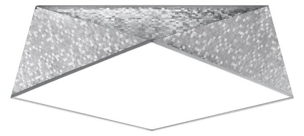 Stropné svietidlo HEXA 3xE27/60W/230V strieborná
