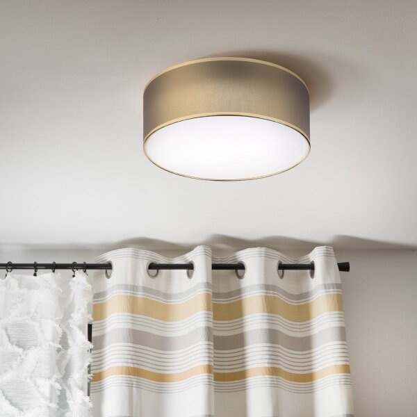 LED stropné svietidlo SIRJA LED/20W/230V 4000K pr. 35 cm hnedá/zlatá